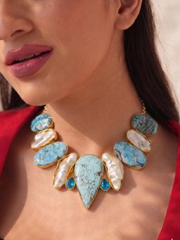BINNI - Multi-Color Baroque Glow Necklace