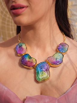BINNI - Prismatic Solar Slices Necklace