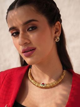 BINNI - Wardrobe German-silver Plated Bird Shaped Necklace Set