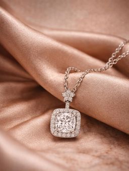 Axora Life - 925 Sterling Silver Elegant Square Necklace
