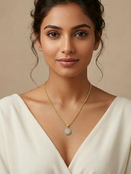 Kraft Smiths - Radiant Round Halo Jewellery Suite Necklace