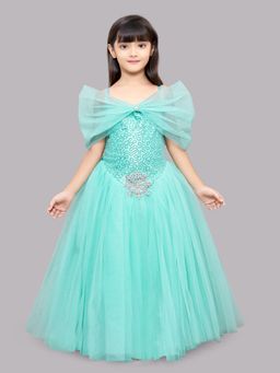 Pink Chick - Aqua Princess Ball Gown