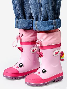 Little Surprise Box - Ms.Flutter Buff Flexible Rubber Rain Gumboots