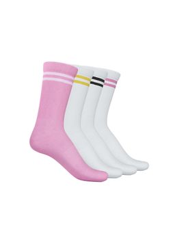 TalkingSox - Bamboo Crew Length Socks Super Soft Smart Seamless Socks (Pack of 4) (Pack of 4)