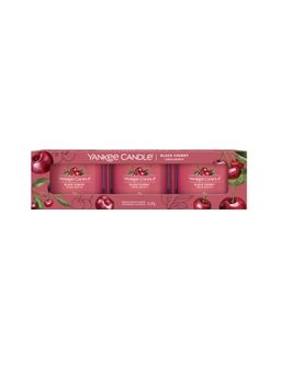 Yankee Candle - Filled Votive Scented Candles - Black Cherry (3 Pack)