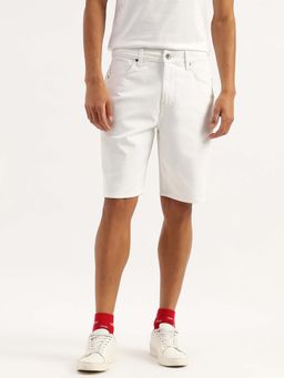 United Colors of Benetton - Solid Comfort Fit Denim Shorts