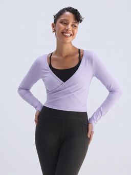 Cava Athleisure - Lavender Adpt Wrap Top