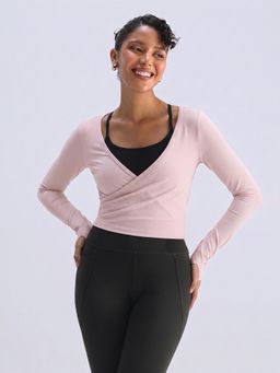 Cava Athleisure - Pink Adpt Wrap Top