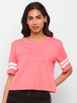 Globus - Pink Solid T-Shirt