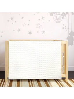 Baby Moo - Mini Star White Bubble Blanket