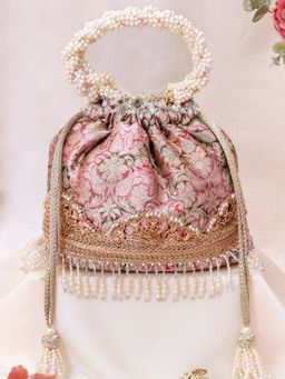 AMYRA - Elora Pink Potli