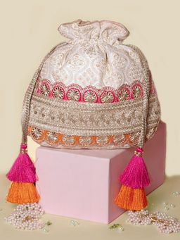 AMYRA - Spiti Off White Potli