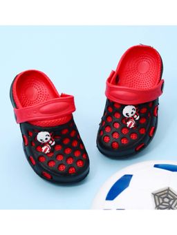 Yellow Bee - Cute Panda Clogs for Boys-Red