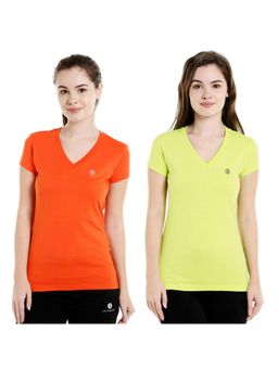 Bodycare - Bodyactive Pack Of 2 Women'S Tshirt - Multi-Color