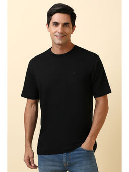Allen Solly - Black Printed Oversized Fit T-Shirt