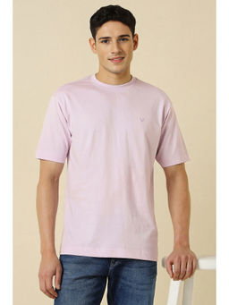 Allen Solly - Purple Typography Oversized Fit T-Shirt