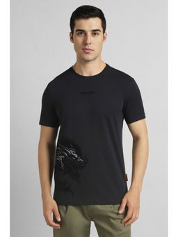 Simon Carter - Black Printed Slim Fit T-Shirt
