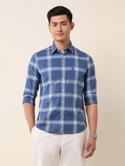 U.S. POLO ASSN. - Blue Checks Tailored Fit Shirt