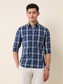 U.S. POLO ASSN. - Blue Checks Tailored Fit Shirt
