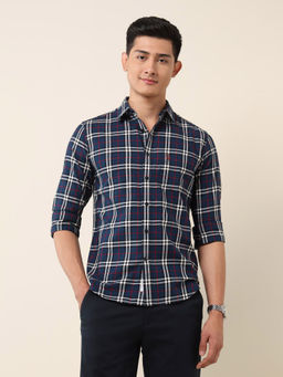 U.S. POLO ASSN. - Blue Checks Tailored Fit Shirt