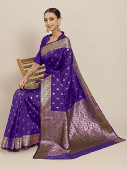 Chhabra 555 - Mysore Handloom Silk Saree with Unstitched Blouse