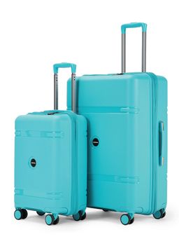 CARRIALL - Drift Blue Hard Sided Set of 2 Small and Large Trolley Bags Suitcase