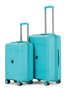 CARRIALL - Drift Blue Hard Sided Set of 2 Small and Medium Trolley Bags Suitcase