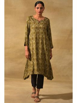 Folksong - Green Paisley Kurta