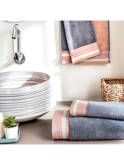 Ddecor Live Beautiful - Pack Of 2 Hand Towel Gsm - 500 Colour - Grey