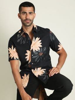 Rare Rabbit - Filch Black Shirt