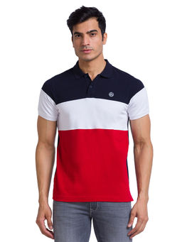 Parx - Cut & Sew Regular Fit Polo T-Shirt