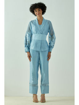 MADDER MUCH - Grace Pacific Blue Co-Ord - Blue (Set of 3)