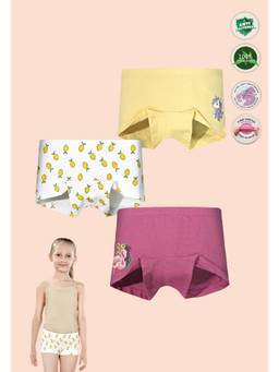 TRESNOVA - Cotton Lycra Anti-microbial Printed Soft Boxer Briefs (Pack of 3)