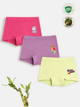 TRESNOVA - Bamboo Lycra Anti-microbial Unicorn Soft Boxer Briefs (Pack of 3)