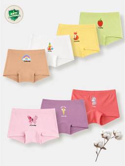 TRESNOVA - Cotton Lycra Anti-microbial Printed Soft Briefs (Pack of 7)