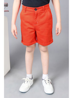 One Friday - Boys Red Cotton Short