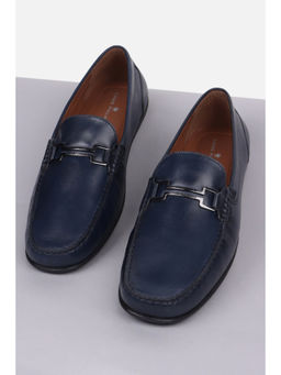 Louis Philippe - Men Navy Blue Loafers