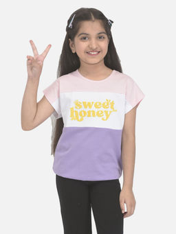 CRIMSOUNE CLUB - Multi-Color Colourblocked Cotton T-Shirt