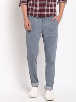 Lee - Men Grey Skinny Fit Mid Rise No Fade Jeans