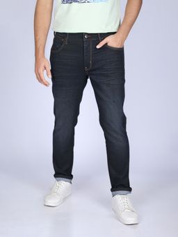 Wrangler - Men Blue Bostin Slim Fit Low Rise Jeans