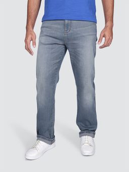 Wrangler - Men Blue 13Mwz Comfort Fit Mid Rise Jeans