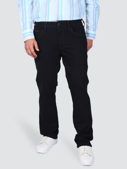 Wrangler - Men Black Millard Regular Fit Mid Rise Jeans