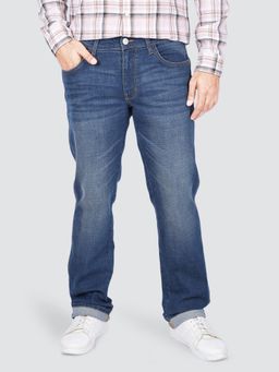 Wrangler - Men Blue Millard Regular Fit Mid Rise Jeans