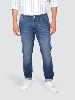 Wrangler - Men Blue Bostin Skinny Fit Mid Rise Jeans