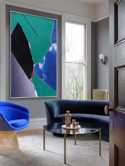 The Art House - Abstract Painting For Home Décor Modern Abstract Art Print