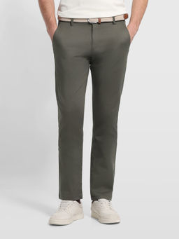 Arrow Sports - Men's Olive Hudson Regular Fit Trousers