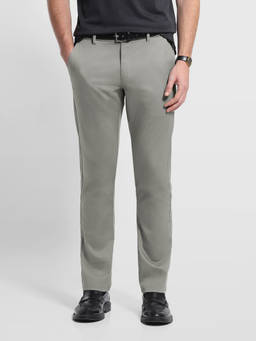 Arrow Sports - Men's Light Grey Hudson Regular Fit Trousers