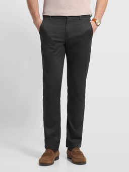 Arrow Sports - Men's Black Hudson Regular Fit Trousers
