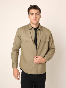 BLNK - Olive Premium Cotton Shirt