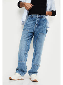 max - Men Loose Fit Carpenter Jeans